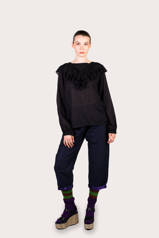 Elena Black Shirt