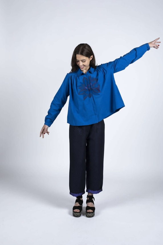 Chemise Hila Indigo
