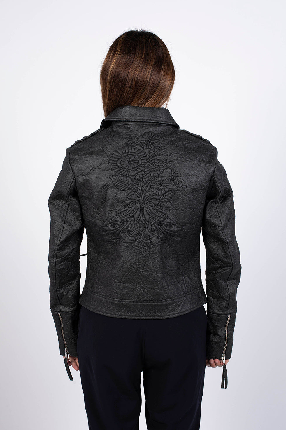 Dos veste Ananas Charcoal en fibre de feuilles d'ananas Pinatex