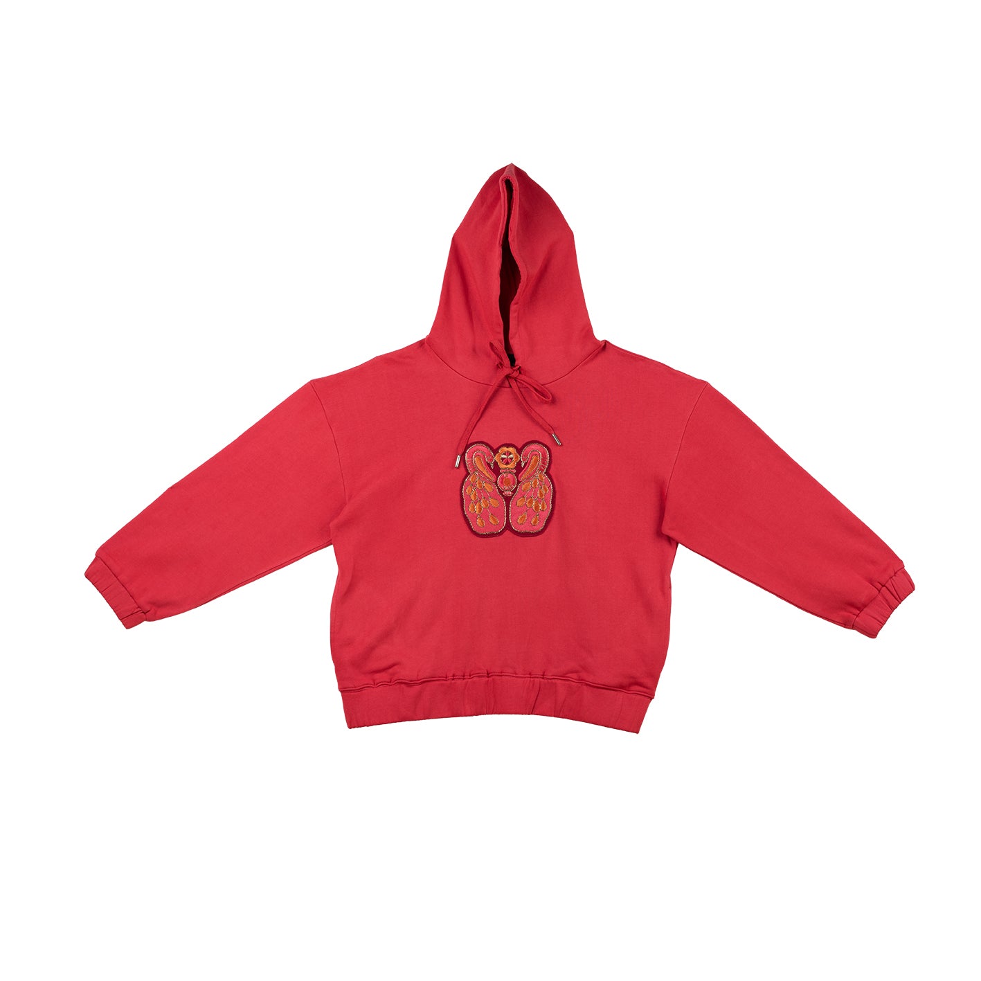 sweat unisexe avec broderie fait main en coton bio certifié GOTS 