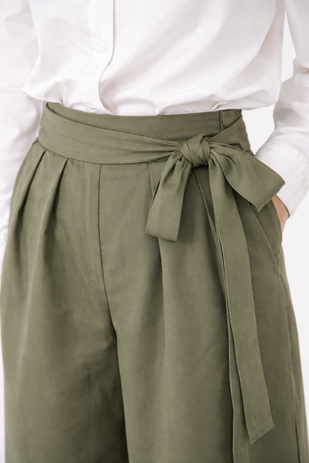 Détails Jupe-Culotte Zen en coton upcyclé