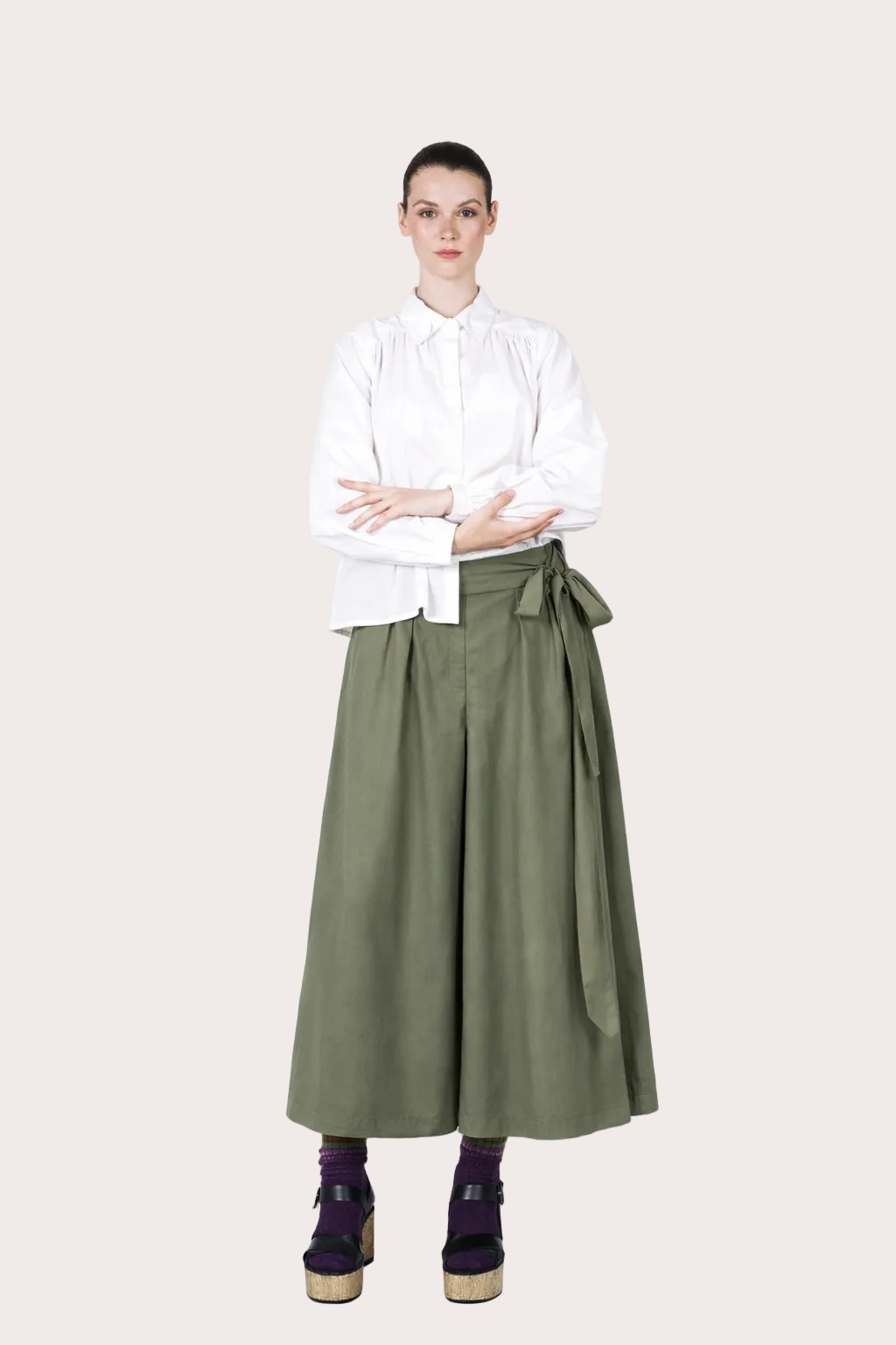 La Jupe-Culotte zen en coton upcyclé est made in France