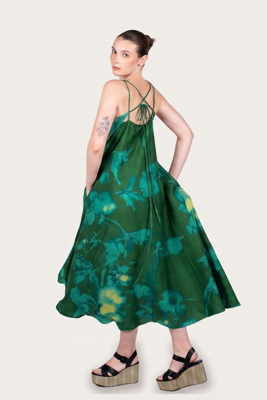 Robe Laurenne verte