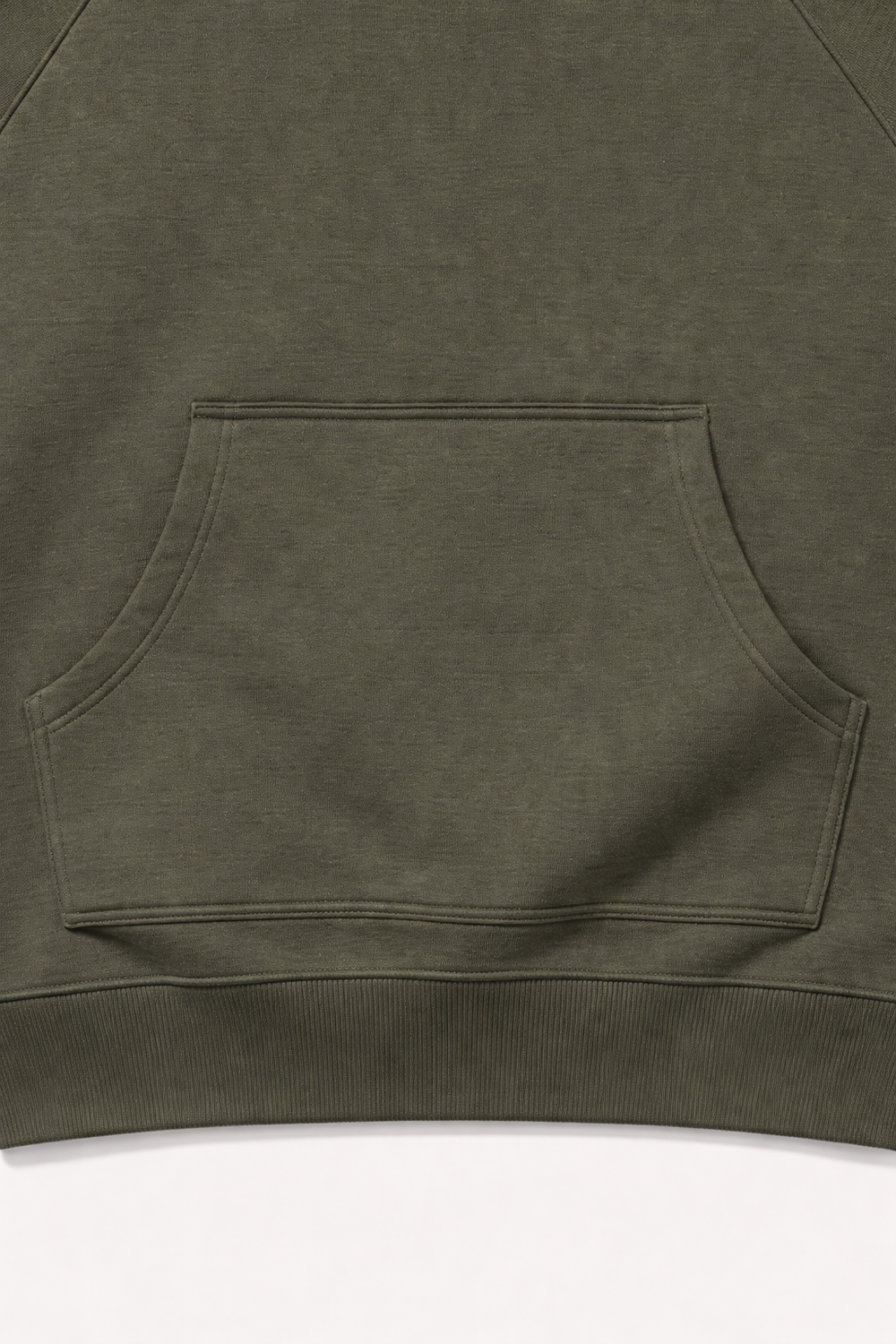 Sweat Aurore Kaki coton upcyclé poche 